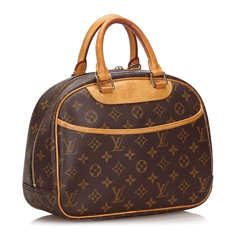 louis vuitton borsa trouville in tela color marrone da donna|Borse da viaggio Louis vuitton in Tela Marrone .